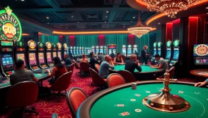 Experience the excitement of GO8 with poker tables, vibrant slot machines, and roulette wheels.
