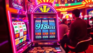 เล่น 918kiss slot ในคาสิโนที่เต็มไปด้วยความสนุกสนานและแสงสีสวยงาม