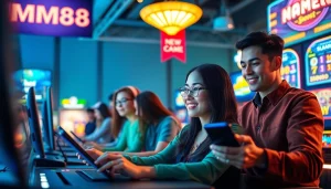 Experience the thrill of online gaming at https://mm88.agency/ with players engaged in poker and sports betting.