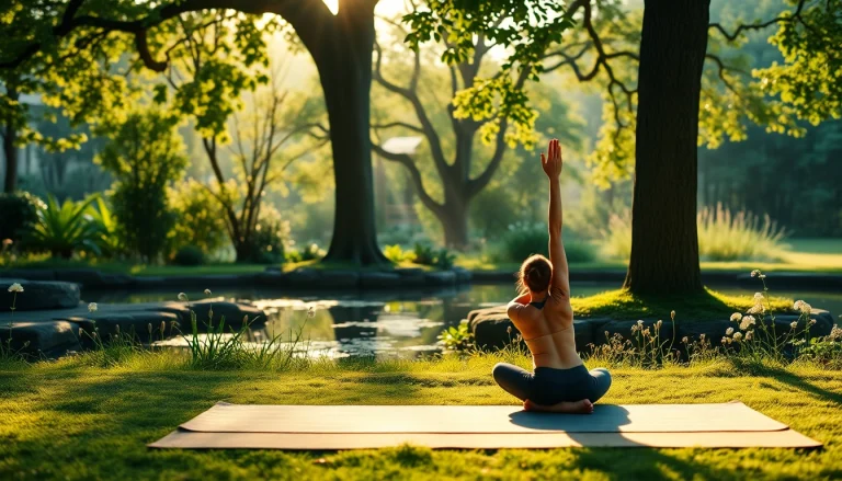 orbitnix.com의 요가와 명상 세트를 통해 내면의 평화를 찾고 있는 모습