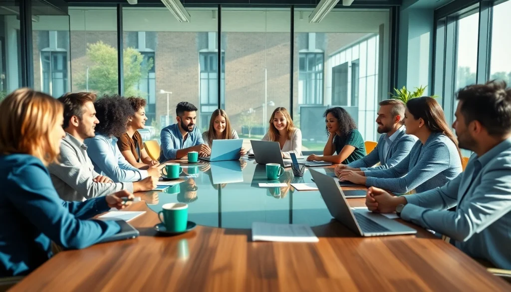 Collaborative discussion on startup kolkata strategies in a vibrant office environment.