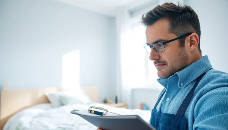 Inspect a bedroom for bed bugs with https://affordablebedbugexterminators.com expertise.