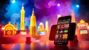 Engaging digital representation of the best online casinos in South Carolina showcasing exciting gaming apps.