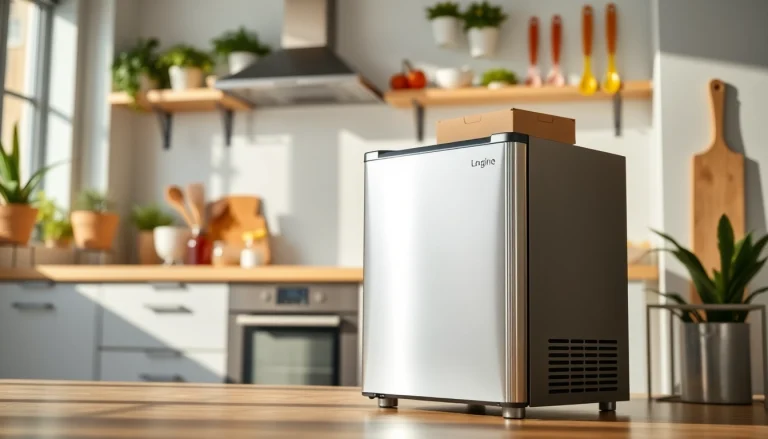 Explore a mini freezer displaying its sleek design and modern kitchen integration.