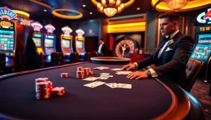 Experience high-stakes poker action at https://thabetc.net/ with elegant tables and vibrant casino ambiance.