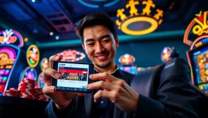 Interactive user experience on Trang chủ GG88 showcasing modern casino gaming.