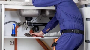 plumber-repairing-leak-under-sink