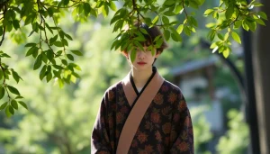 葉酸サプリのボトルを周囲の緑の中で撮影し、健康的な選択を示す。