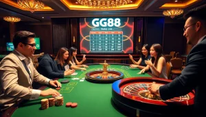 Experience the thrill of winning at Trang chủ GG88 with vibrant casino games and excited players.