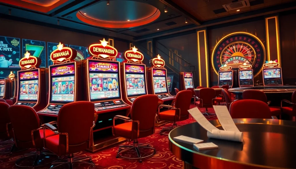 Mesin slot Dewanaga89 menampilkan grafis yang hidup, chip poker, dan atmosfer kasino yang mengasyikkan.