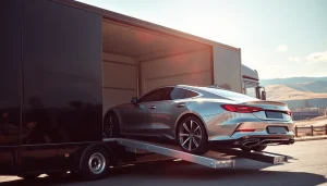 Packing a luxury vehicle for safe transport at https://luxuryautocarriers.com.