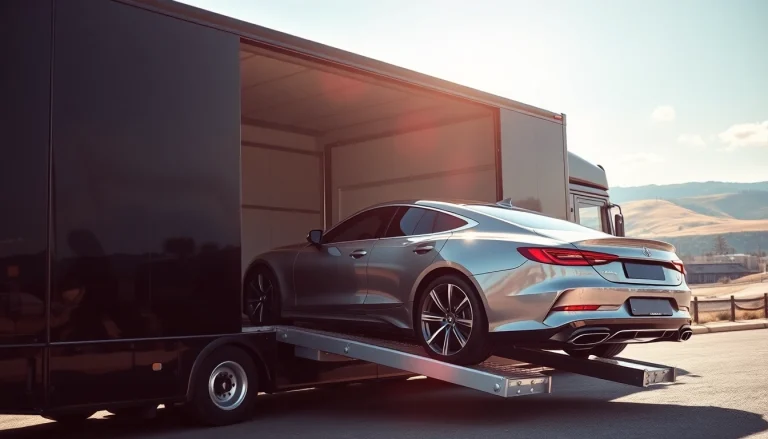 Packing a luxury vehicle for safe transport at https://luxuryautocarriers.com.