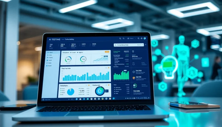 Engaging dashboard of https://benchbot.ai showcasing AI testing metrics and analytics.