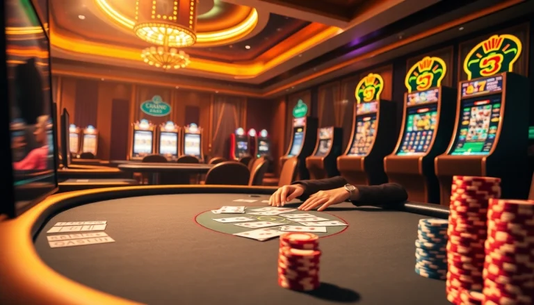 Experience the thrill of רמי אונליין with vibrant casino tables and engaging online games.