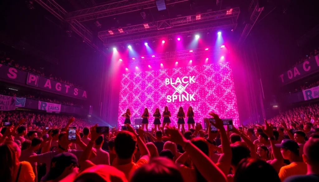 Catch the latest Blackpink news as they perform with electrifying energy during their concert.