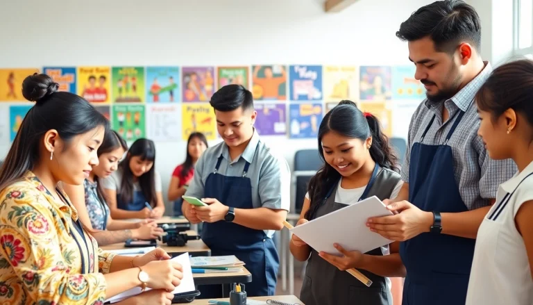 Students collaborating in trade schools in Hawaii, showcasing hands-on training.
