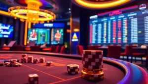 Experience the excitement of online gambling at Haywin with vibrant casino visuals.