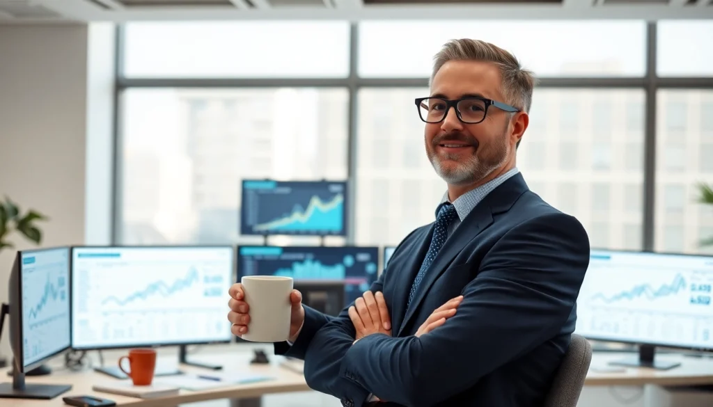 SEO Agentur in einer modernen Büroumgebung, die Datenanalysen optimiert.