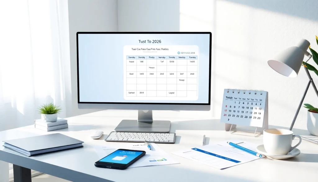 IPVA GO 2026 payment calendar displayed on a professional desktop setup.