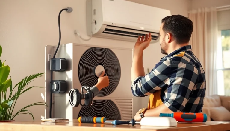 Expert HVAC technician delivering hvac repair pound ridge services in a bright home environment.