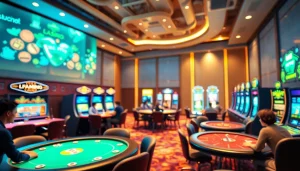 BJ38 online gaming platform featuring vibrant 3D casino games with engaging players.