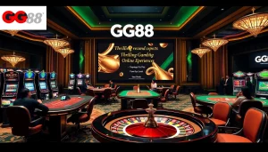 Engage in thrilling gambling at GG88 with elegant casino tables and vibrant games.
