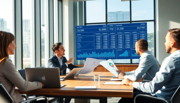 Analyze rates effectively at https://m.check-rates.com with a financial advisor in a modern office.