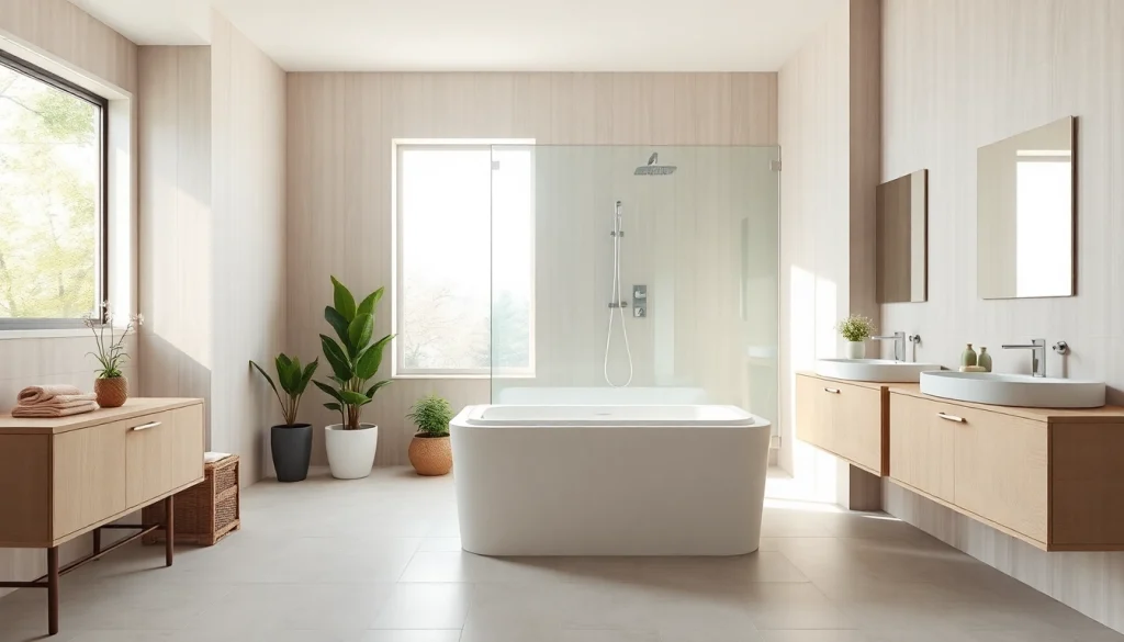 Duschkabine 90x90 im modernen Badezimmer mit eleganter Gestaltung und natürlichem Licht.