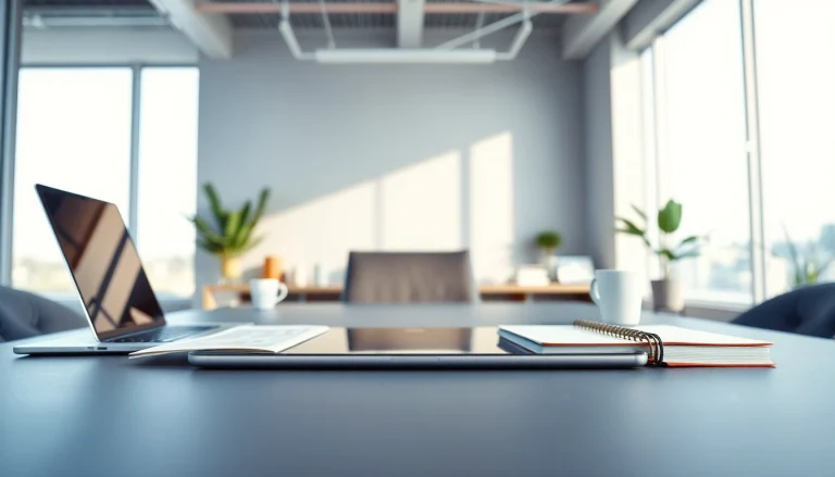 Usando el iPad Pro 11 pulgadas sobre un escritorio moderno y minimalista en un ambiente luminoso.