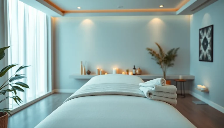 편안한 장식과 부드러운 색상으로 차분한 스파 환경에서 relaxing 송도마사지를 경험하세요.