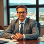 Engaged Personal Injury Lawyer in Grand Junction reviewing case documents.