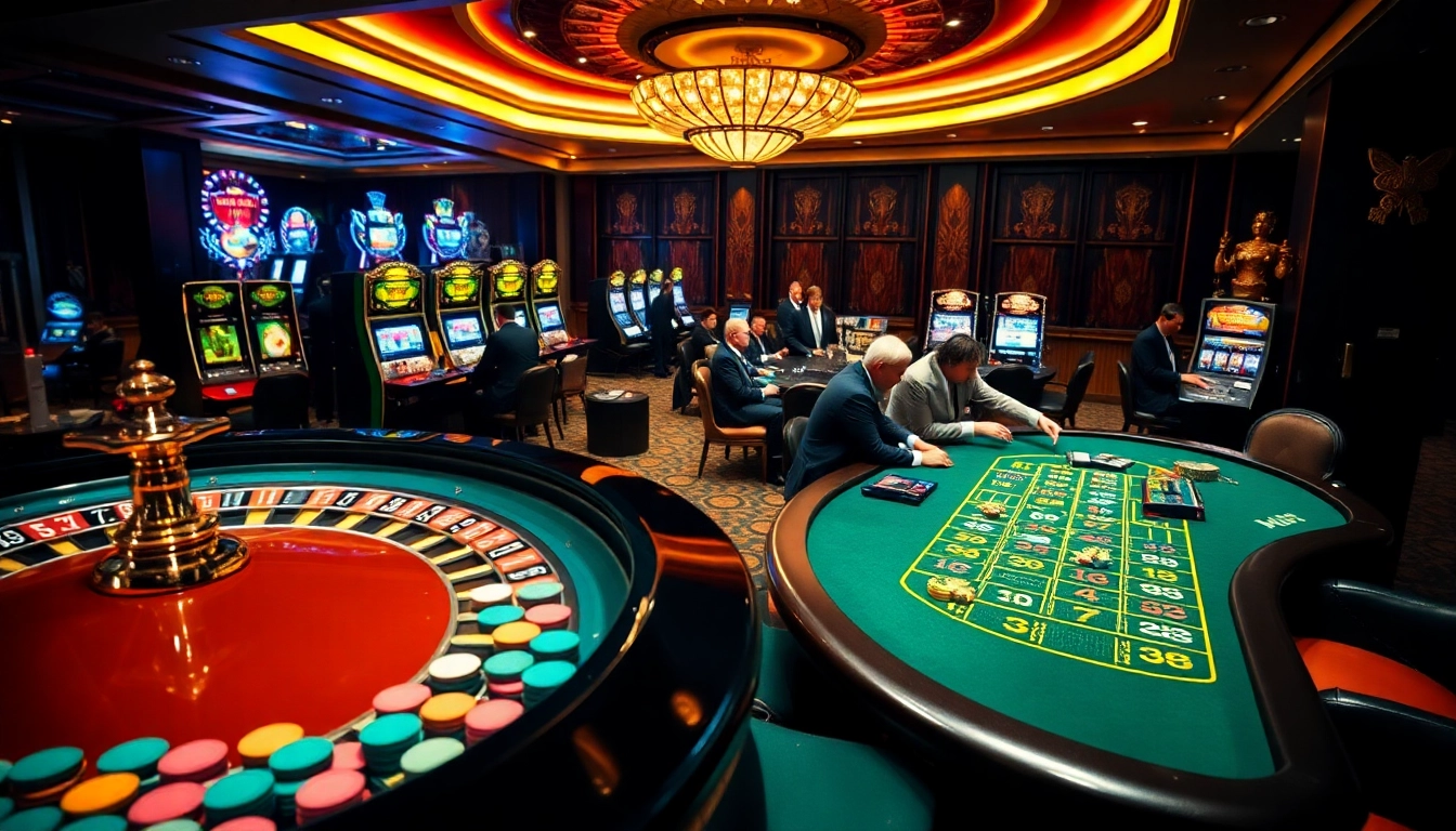 Découvrez l'atmosphère vibrante du meilleur casino en ligne avec des jeux palpitants et un décor luxueux.