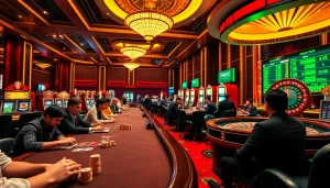 Engaged players making bets at SHBET's dynamic online casino tables.