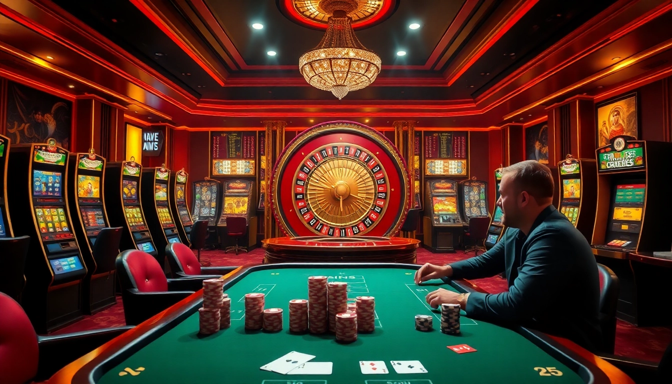 Découvrez l'excitation du meilleur casino en ligne avec des visuels riches de poker et de roulette.