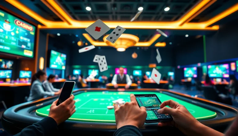 실시간 딜러와 몰입감 있는 플레이어 상호작용을 보여주는 디지털 카지노사이트의 매력적인 장면.