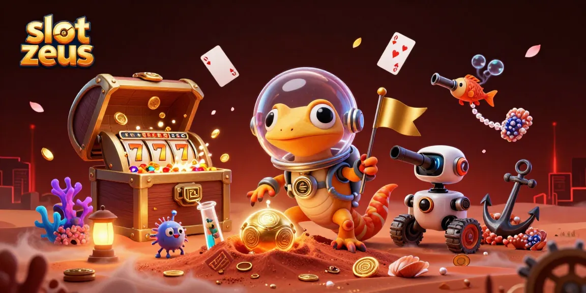 Spin to win with slot zeus in a 3D Martian casino adventure filled with treasures and excitement.