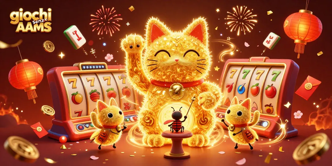 Scopri i giochi senza AAMS mentre i fuochi d'artificio illuminano la scena di un casinò.
