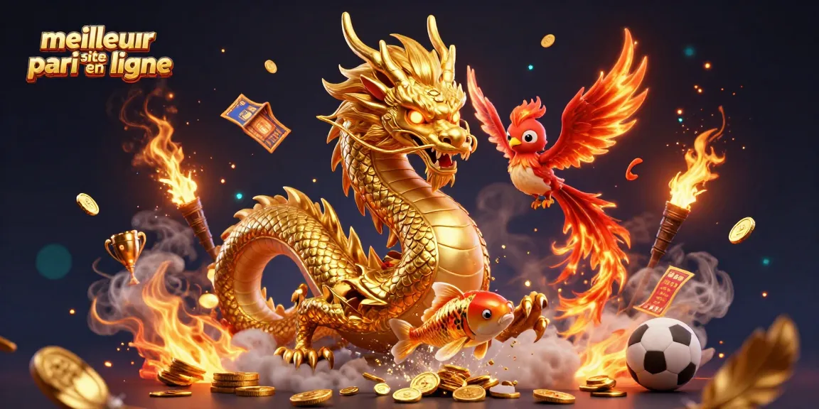 Pariez sur le meilleur site de paris en ligne avec un dragon chinois et des éléments de jeu captivants.