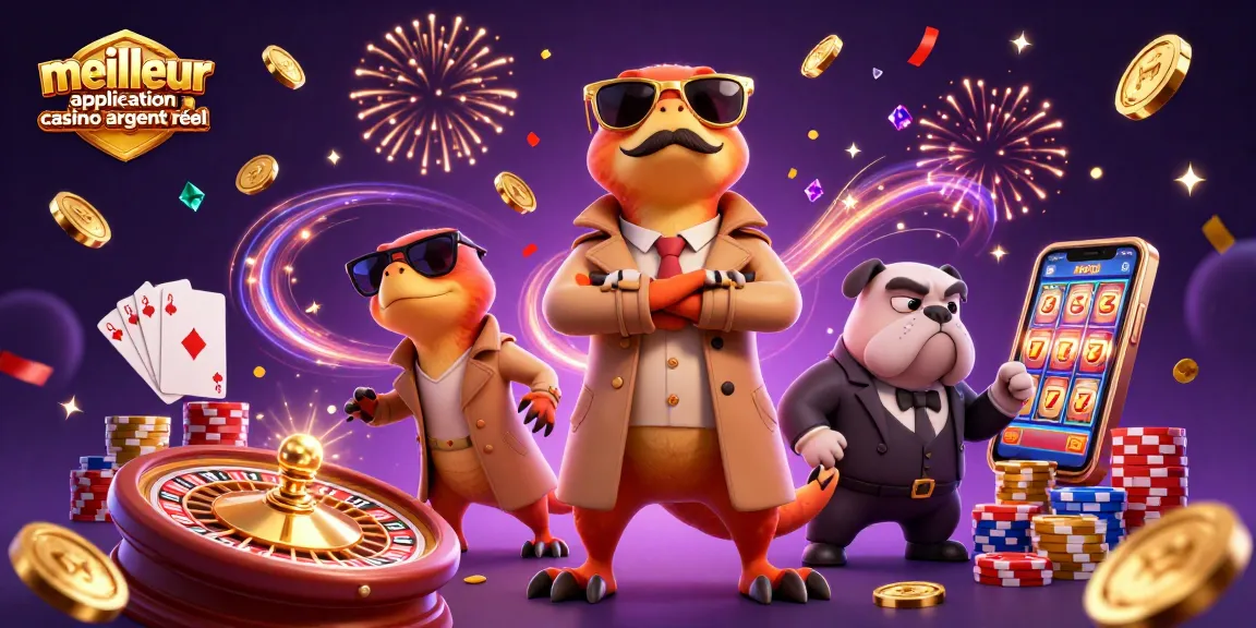 Jouez à la meilleur application casino argent réel avec des raptors déguisés dans un lounge VIP.