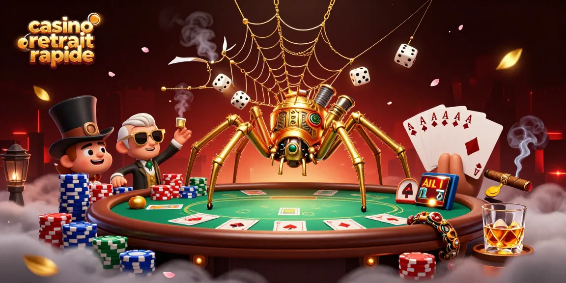 Vivez l'action du casino retrait rapide avec une illustration steampunk riche et dynamique de personnages captivants.