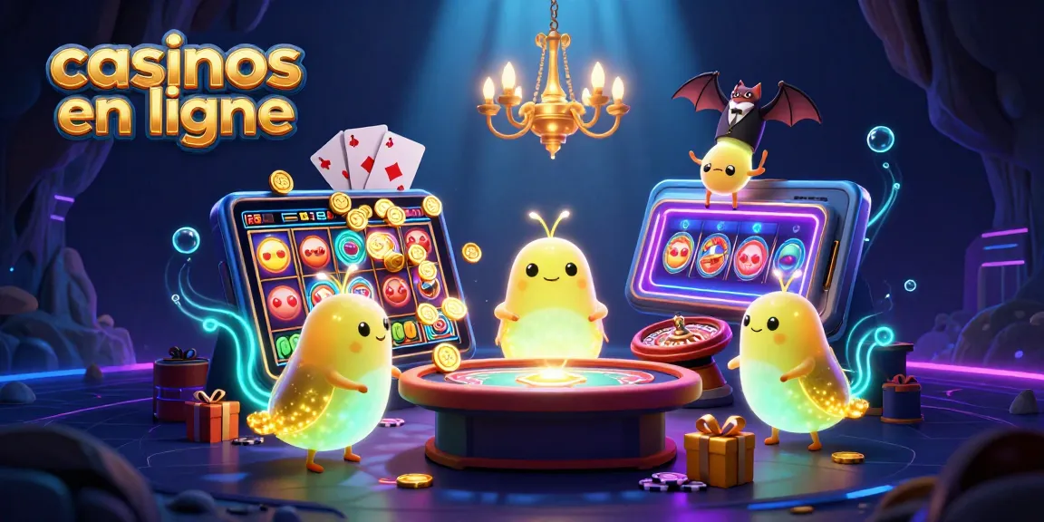 Gagnez aux casinos en ligne avec des jeux interactifs illuminés par des vers luisants colorés.
